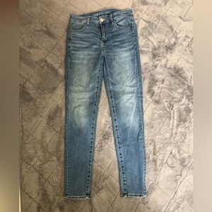 American eagle next level stretch blue jean; size 10